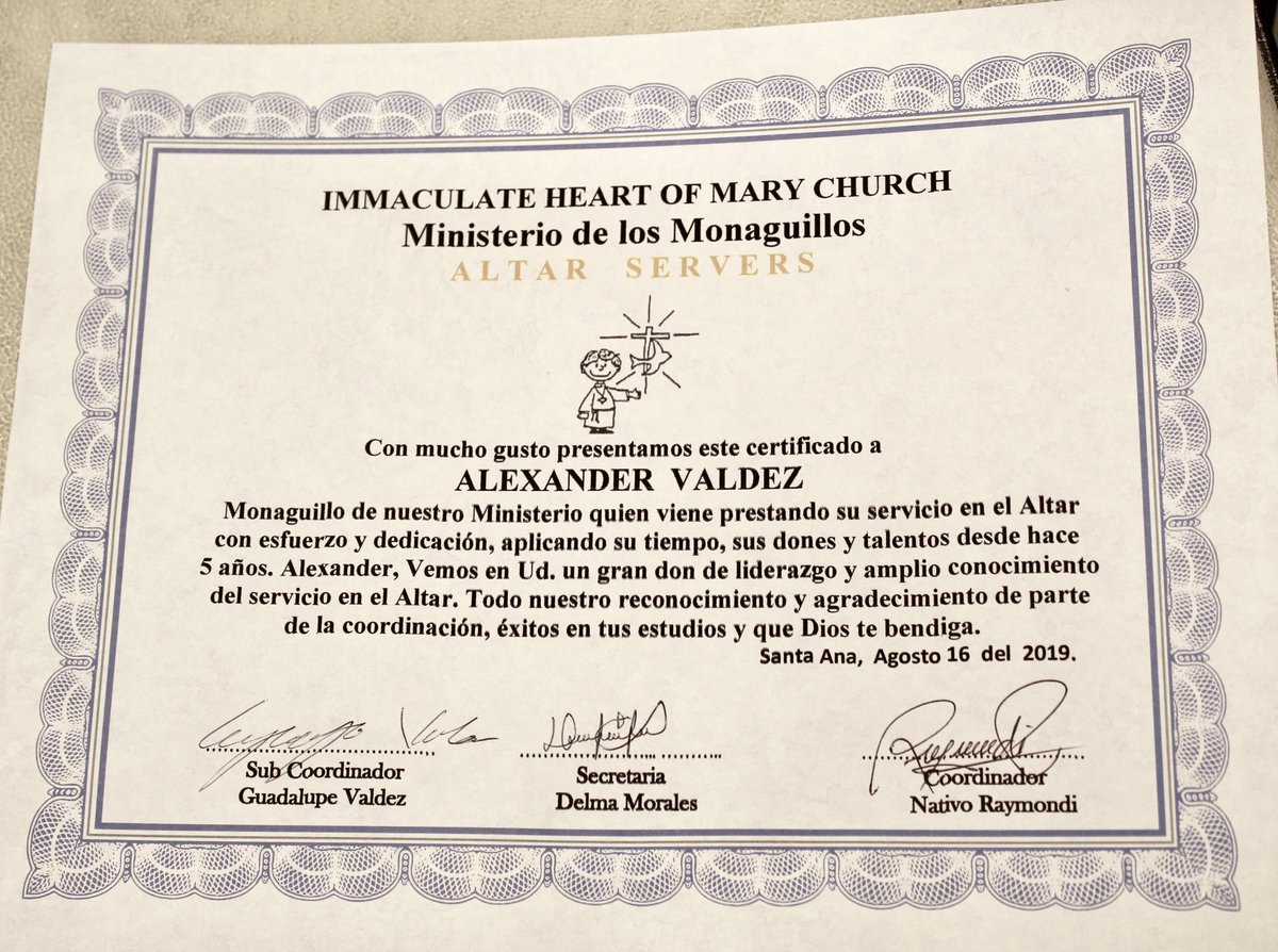 nena0107's tweet image. My Sweetie got a beautiful cross and a certificate in recognition for having served for more than 5 years.
#alterserver