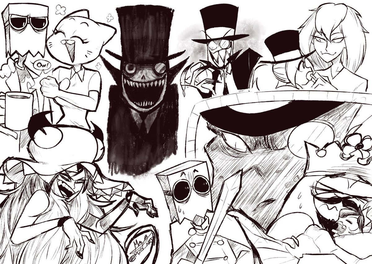A bunch of #Villainous from the AI Animation streams 