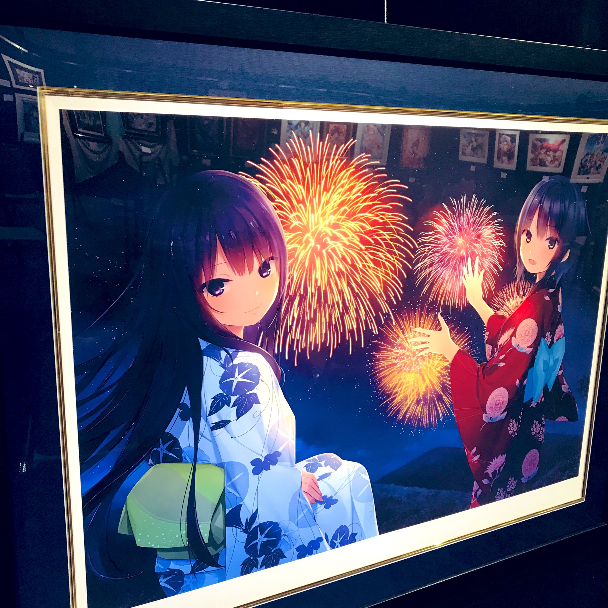 アールジュネス秋葉原 長岡といえば 花火大会 夏にピッタリな 珈琲貴族 先生の素敵な描き下ろし 版画作品も展示中です ぜひ 会場でじっくりとご堪能くださいませ 花火 T Co Nfz7itsy4a Twitter