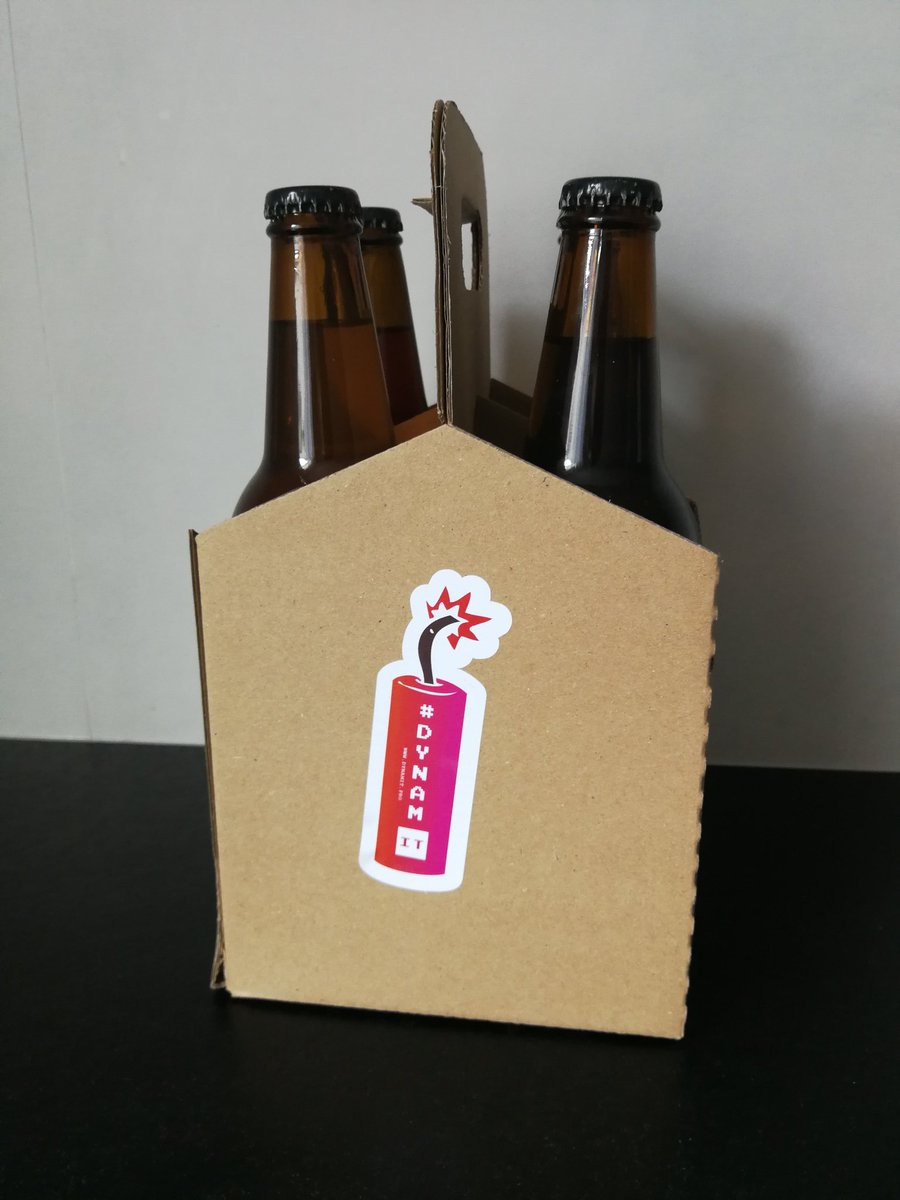 programistka's tweet photo. Wybuchowe podarki dla prelegentów na @dynam_it #dynamit2019. Dzięki! https://t.co/A6EAkHvtgJ