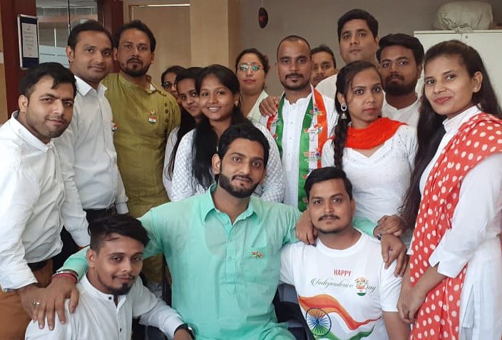 Akash_up1's tweet photo. Team photo on Independence
 Day........

@Smriti2703 @sunilsaurabh927 @Hindu_Saurabh @Atiullah_14 @Sunariwal_MLA https://t.co/IU8pMVcjsS