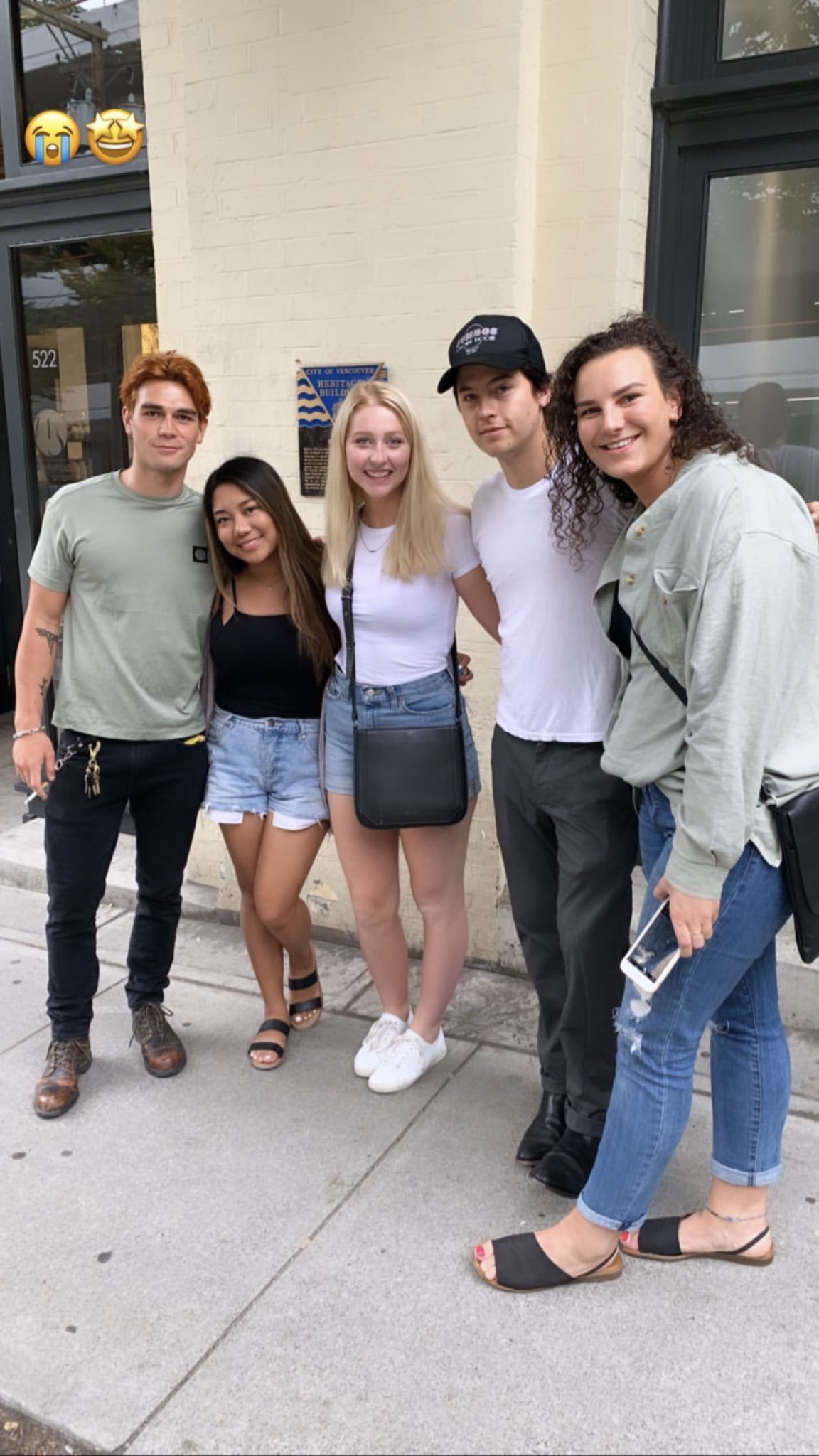 KJ Apa News on Twitter: ".@kj_apa and Cole Sprouse pose with their fans