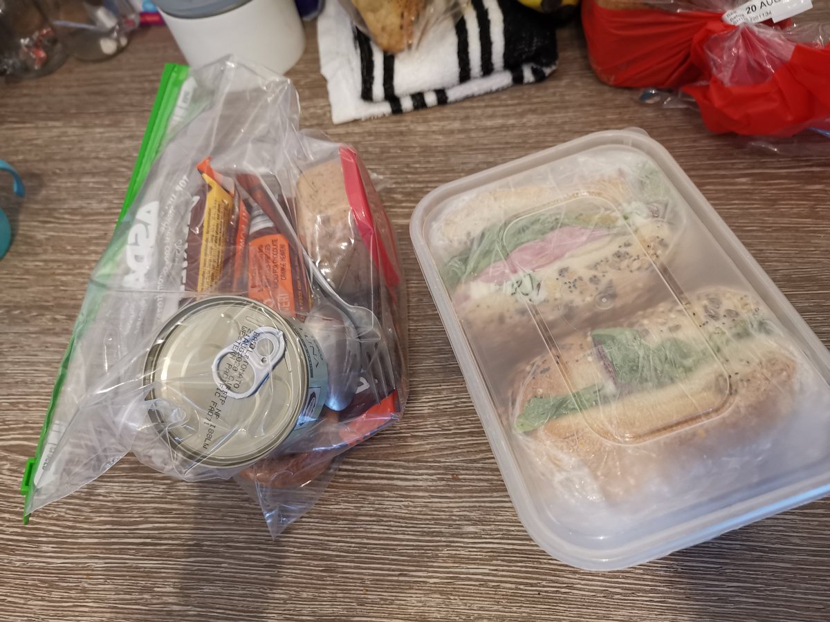 MRJJ82's tweet photo. Supplies ready for today's walk around the Roaches. #StammerStriders #StammaStriders #Stamma #Stammer #Stammering #StammeringAwarness #PeakDistrict #TheRoaches https://t.co/kvHUVr5Qje