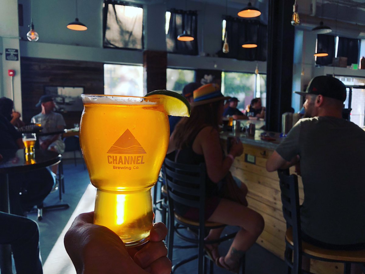Filipino fusion brew - a Calamansi 🍊🍊Beer cocktail 🍻🍻 with our 209 Blonde to celebrate #stocktonbeerweek2019 #visitstockton #downtownstockton #craftbeer #whatsyourchannel