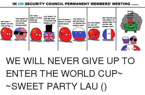 terence_fdes's tweet photo. #JokeOfThePlanet from 1945 till date
existence of @UN with 5 #PermanentMembers -2 of whom - China & Russia have never embraced DEMOCRACY & YET
Have harassed the World with their #VetoPowers even as they trammel & Supress -Rights Of Their Own & usurped Nations
#DownWithUN https://t.co/DIx6mBUEnY