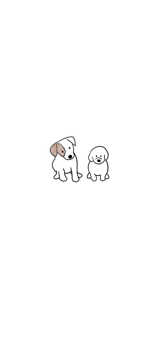 Twitter 上的 お菓子パーラー イラスト Iphone スマホ 壁紙 犬 いぬ Dog 画像 わんちゃん ホーム画面 色鉛筆 T Co Vh33s8zr Twitter