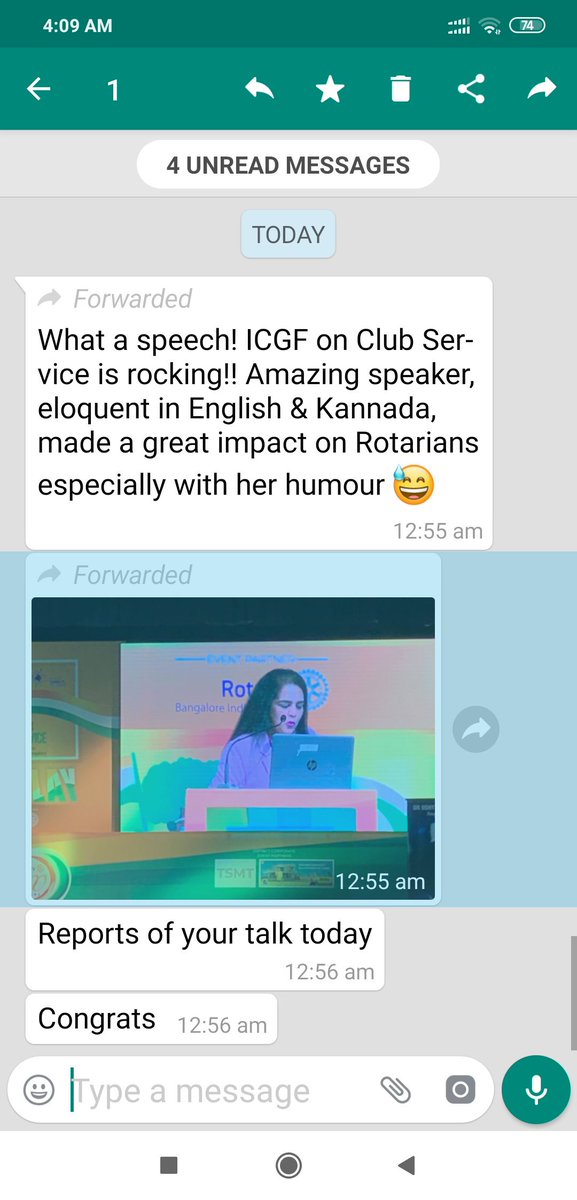 UshyMohanDas's tweet photo. Woah! Now this #testimonial sent to someone sure made me happy! Just received after yesterday's @Rotary event #Bangalore...Mega Audi, Swarms of #people #ChangeToEvolve https://t.co/SHk5Fe8UeR