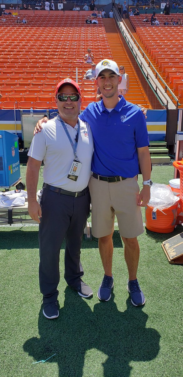 #CSUN represented at the LA Rams Preseason game in Hawaii.  With  <a href="/CSUN_AT_Club/">CSUNAthleticTraining</a> Student Daniel Delgado who's working as an summer camp intern for the Rams!