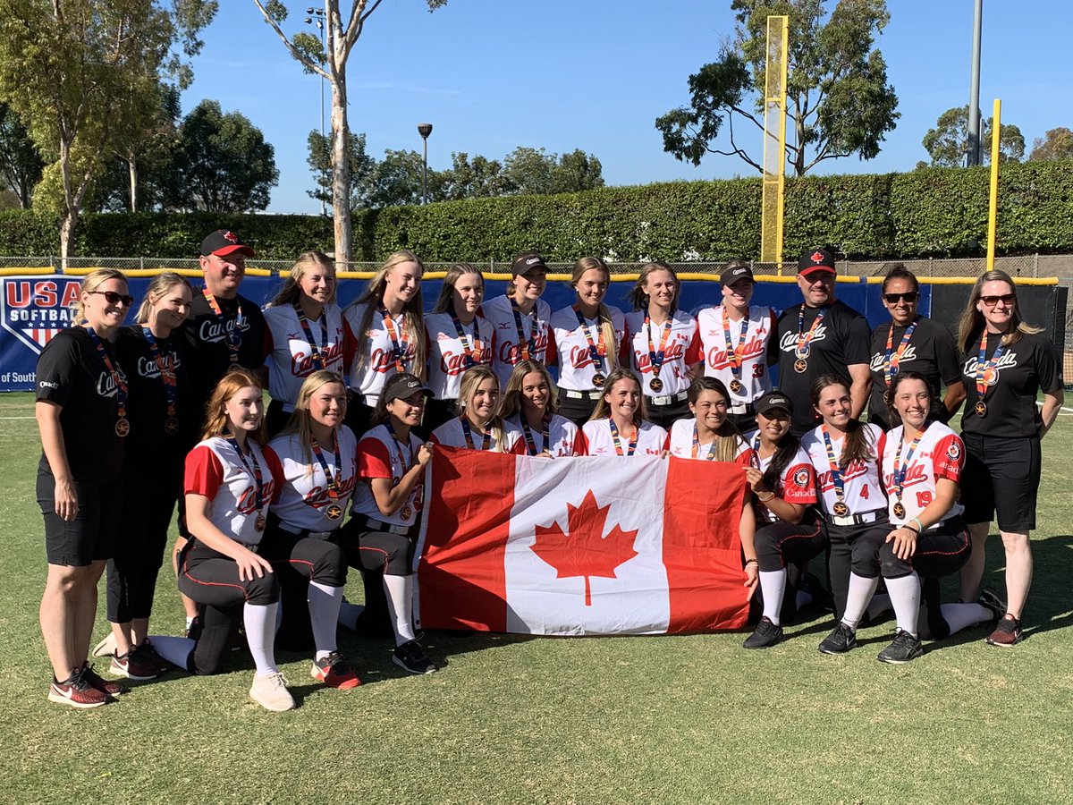 CAFastball00s's tweet photo. Congrats to Adrenaline ‘00 alum @AlexisLucyshyn on her 🥉 medal win today @WBSC U19 Women’s Softball World Cup. Your former coaches and teammates are so happy for you and your @SoftballCanada team. Yah Lucy YAH LUCY!! https://t.co/6OFX1gm53m
