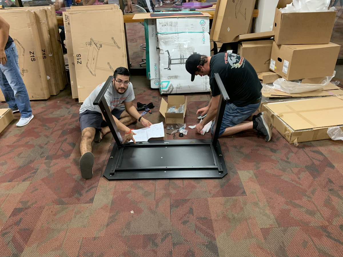 CreativeSAPro's tweet photo. Sometimes when you are building something, you are literally building something!  Very excited to launch a new ESports program! #creativesapros #disruptivetransformation https://t.co/whtSlc6WmN