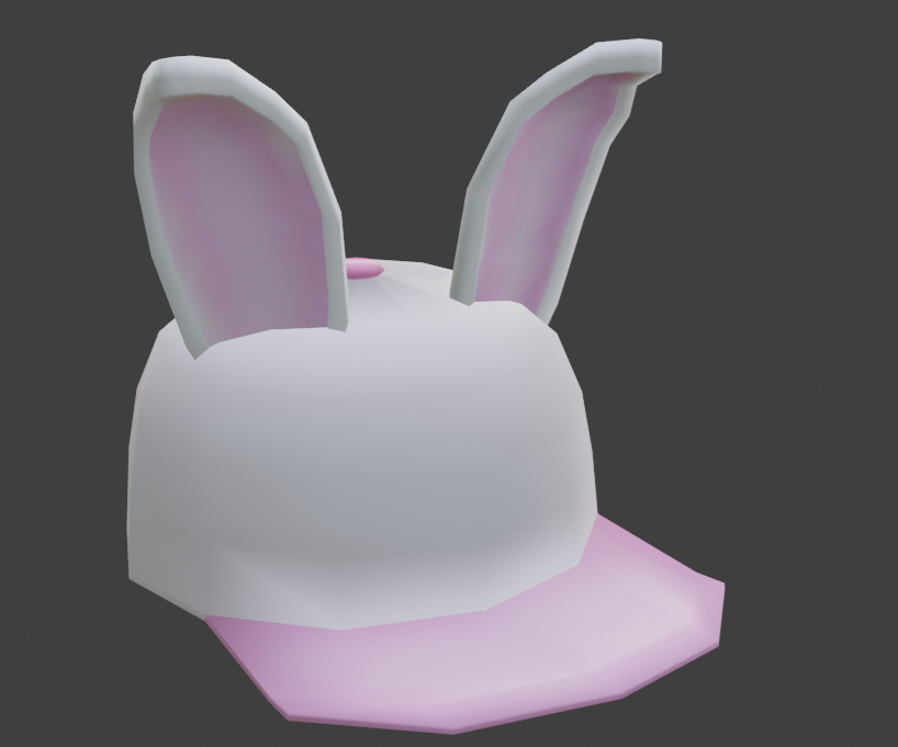 Nosniy On Twitter White Rabbit Cap Roblox Robloxdev Robloxugc - pink rabbit roblox