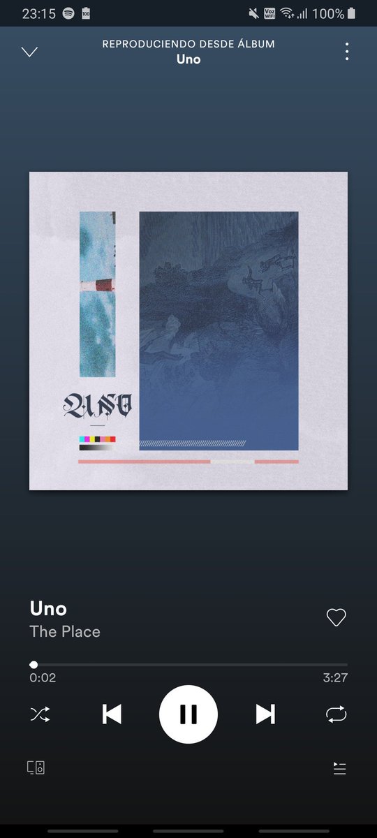 Parto con UNO de <a href="/theplacebanda/">The Place</a> 👏