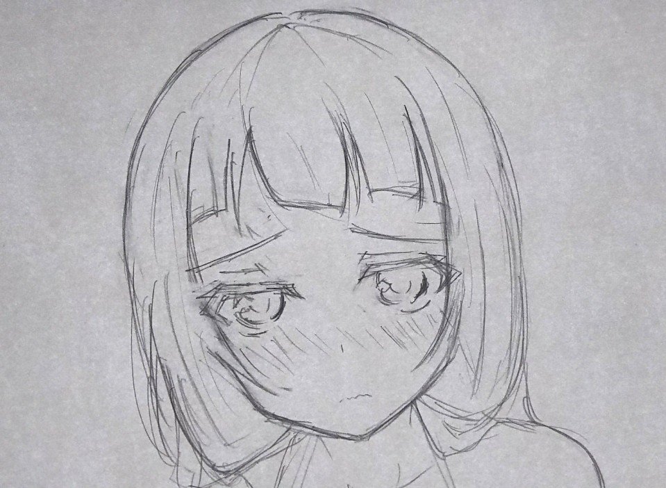 個人的には照れた園子ちゃんが好きなので、そういう絵を描いていきたいです😌
勇者部満開11用のラフ↓ 