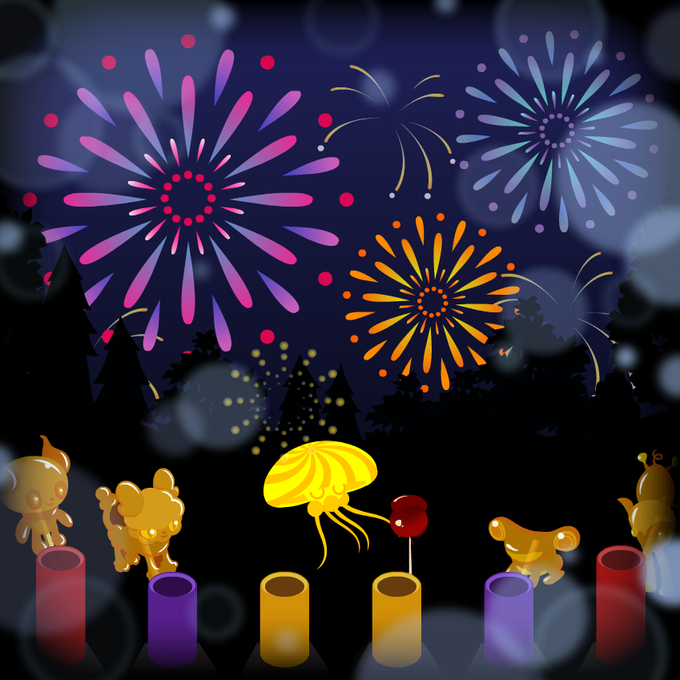打ち上げ花火のtwitterイラスト検索結果 古い順