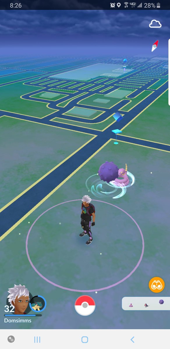 dmox21's tweet image. There's an active #rocketstop in #pokemongo and these two pop up as well