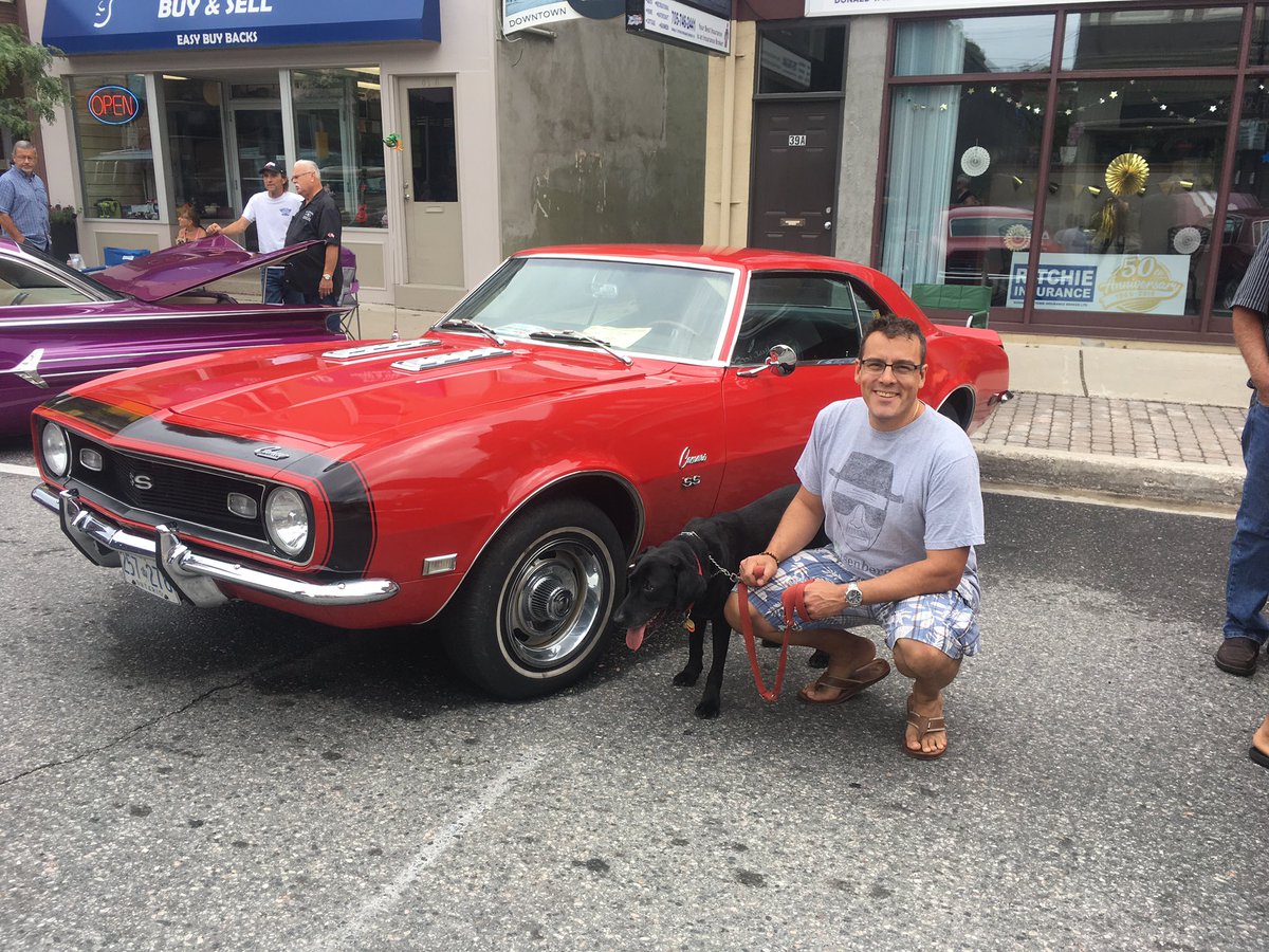jaatias's tweet photo. @ArleneDickinson Enjoying Parry Sound Downtown Classic Car with my family. Here is with one of my best friend Celsius. Thank you for your podcast #thebusinessoflife https://t.co/FdDRz6sSJ1