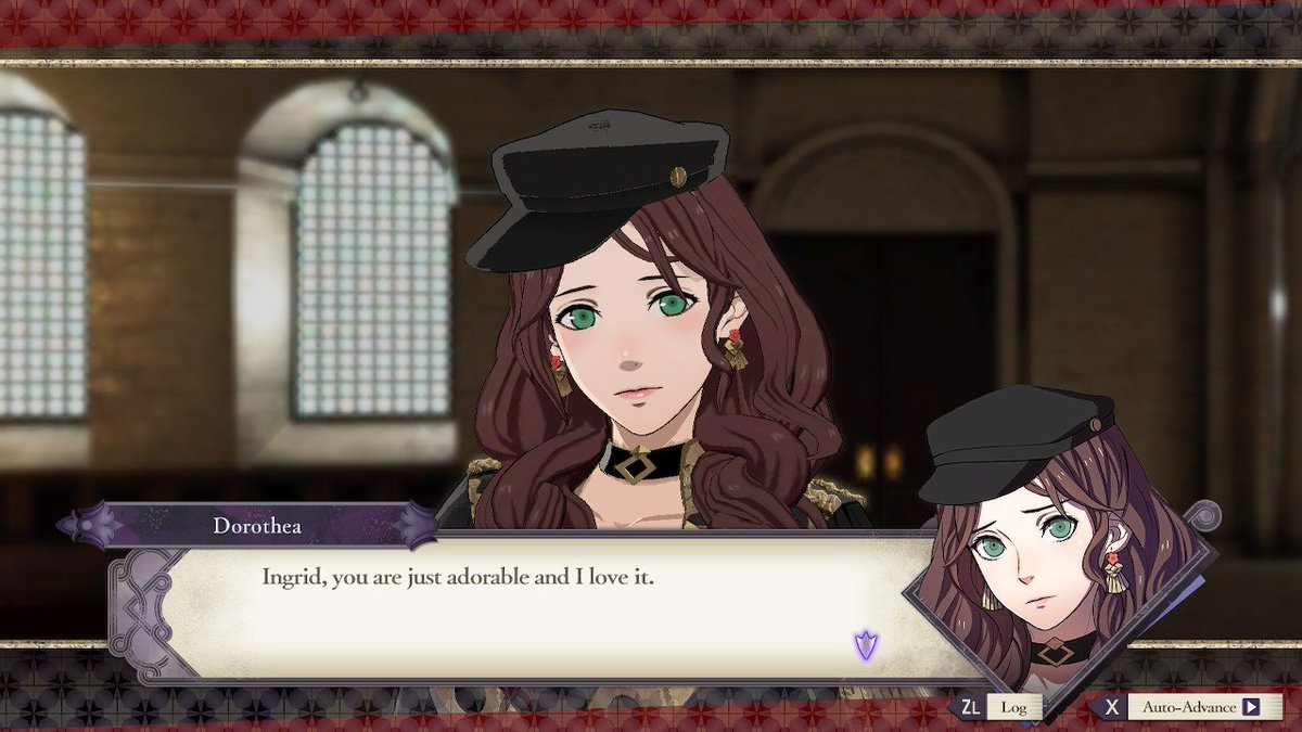 Ponkareshi's tweet photo. fe3h could also be renamed as fire emblem: dorothea's three girlfriends #FireEmblem #ThreeHouses  #NintendoSwitch https://t.co/f5WoxopZI0