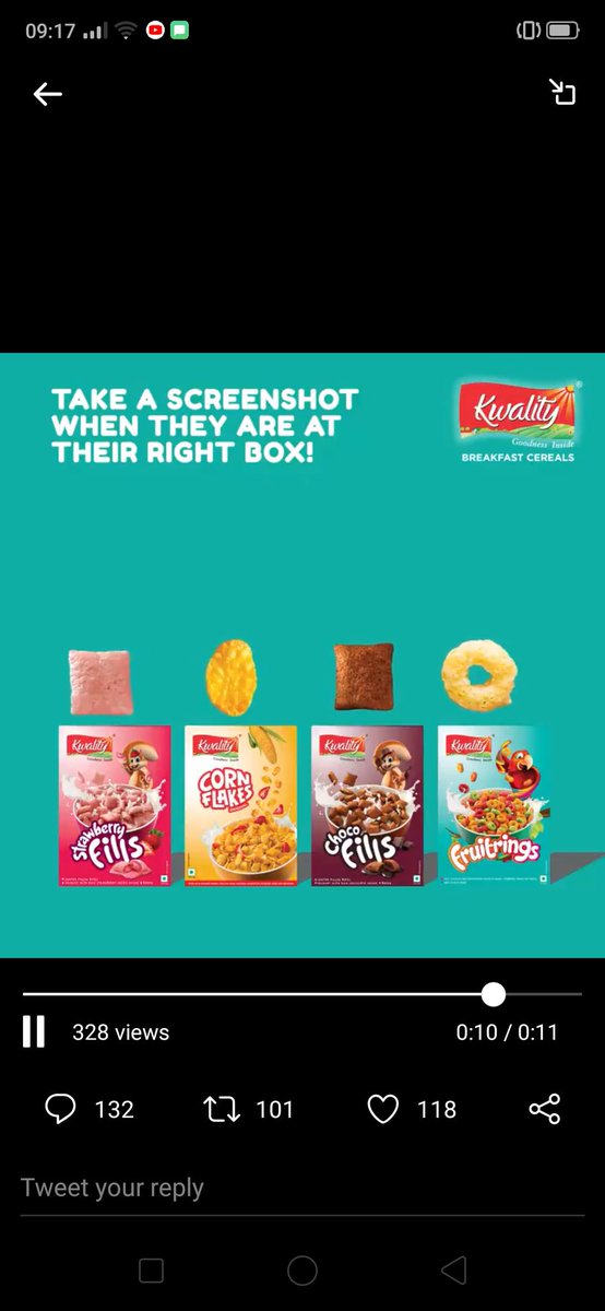RubyRathor4's tweet photo. @Kwality_Foods Here's my entry for the contest with the screenshot 

#kwalityfoods #kwalitycereals #ContestAlert #ContestIndia 

@RajniPundhir https://t.co/xVSlkHRXi1