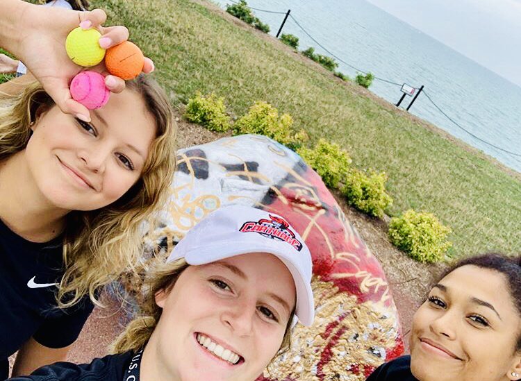 carthage_wgolf's tweet photo. Congratulations to our Scavenger Hunt winners! Katie W, Sarah S, and Sami P! You ladies rock!! Not only did we scavenger hunt, but also enjoyed a family meal on the patio with pizza! Yum!  #teambonding #Redstateofmind #Carthage #Golf #WhyD3 https://t.co/1ZwMuQi64a