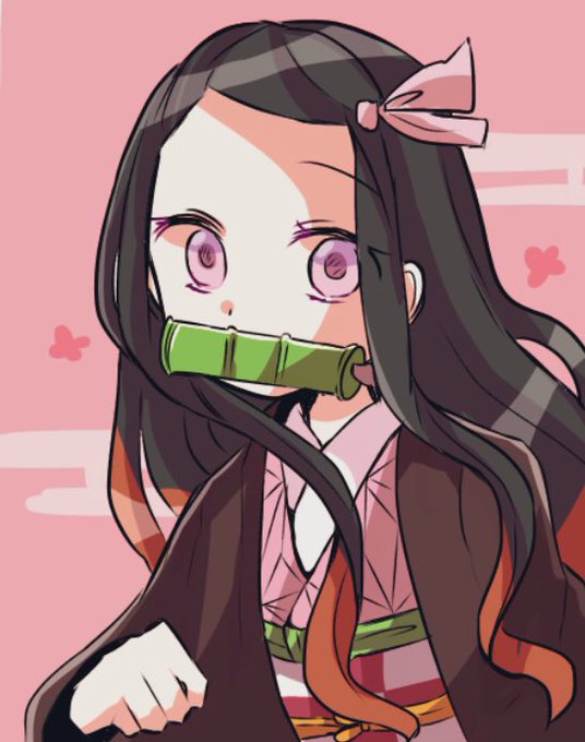 スヲウ🍁固定お願いします！さんがTwitterに投稿した竈門禰豆子(鬼滅の刃)のイラスト。