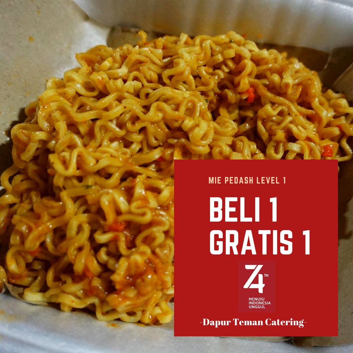 DapurTeman's tweet photo. Promo beli 1 gratis 1 kita masih ada loh di @gofoodindonesia 

#promojatiasih
#promomerdeka
#catering
#jatiasih
.

@infoJATIASIH @mbuntt  @TemanNgoopi https://t.co/gsZ6A8Vl3t