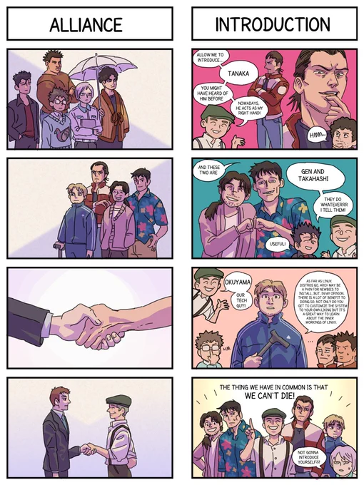 By law I must do a crossover of the things I like. 
tbh this was just an excuse for Hatori and Okuyama to meet 