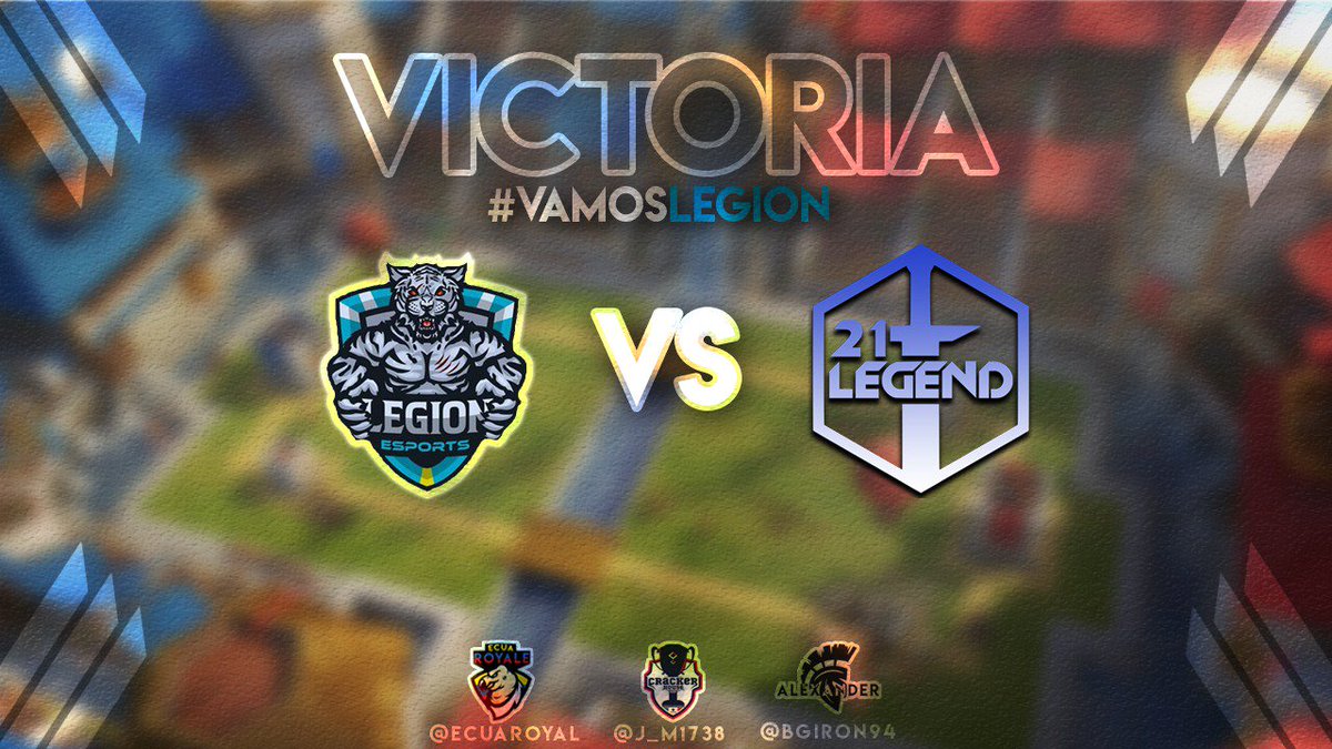 Hoy disputamos un partido epico vs <a href="/21Legend_GG/">21 Legend</a> y logramos imponernos por 3-2 asegurando el pase a 4tos en la <a href="/RWC_F1/">RWC-Serie F #QuedateEnCasa</a> 
Excelente el nivel demostrado por ambos equipos

⚡ROSTER⚡
<a href="/CarloB23CR/">CarloB</a> MVP 🔥
<a href="/NelsonCa14/">EngyC</a> MVP🔥
@JoseEduardomez8 MVP🔥

Sponsors: <a href="/bgiron94/">Brandon Alexander</a> <a href="/ecuaroyal/">ECUAROYAL</a> <a href="/J_M1738/">Jos+in</a>