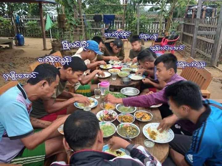 KThwey's tweet photo. #Arakan Army released 9 civilians from Suu Htoo San and other business companies in Chin State, who had been kept as POW  and interrogation for several months. AA attempted to release them earlier times, but there were heavy clashes at that area. Now they are free and happy. https://t.co/ghWylqeGAS
