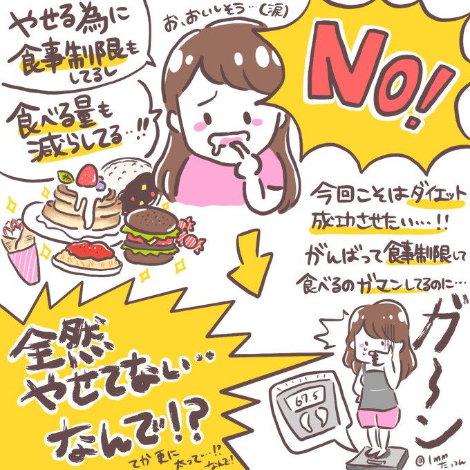 痩せたいのtwitterイラスト検索結果 古い順