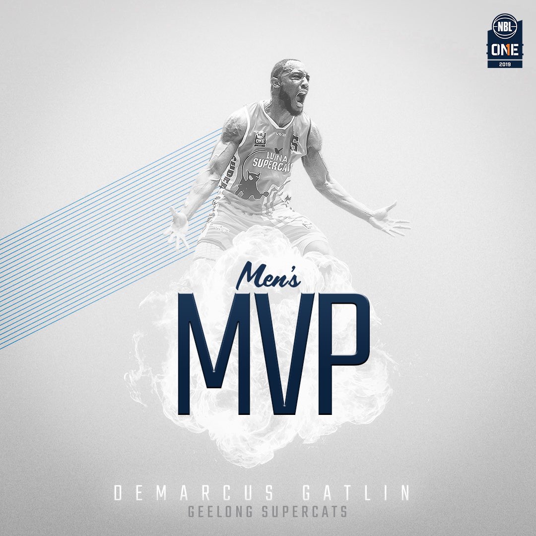 A year of consistent excellence sees Demarcus Gatlin voted the 2019 #NBL1 Men’s MVP 👏
