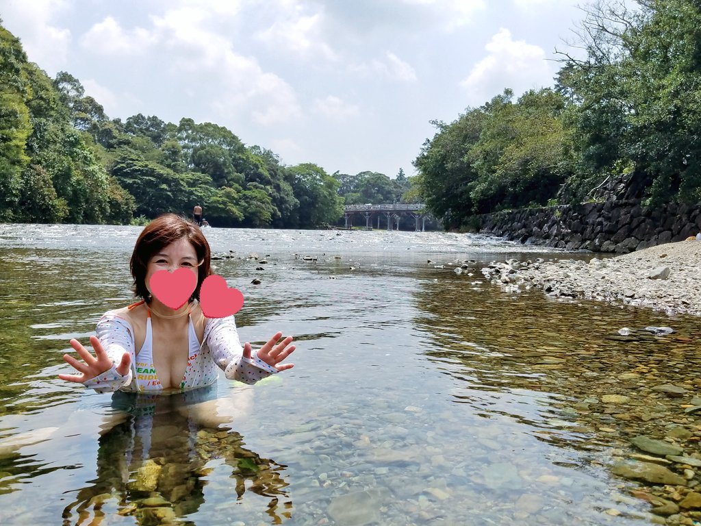 gromsyellow's tweet image. お伊勢さんで川ちゃぷじゃーﾟ+.ヽ(≧▽≦)ﾉ.+ﾟﾋｬｯﾊｰ‼️

#エストレヤ #夏旅
#わたしのお盆休み