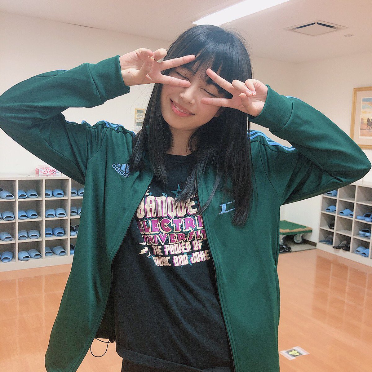 OIF2019まであと1週間！ 今日もリハ始まるよ〜✨ 🐷くるみ🐷 #たこ虹