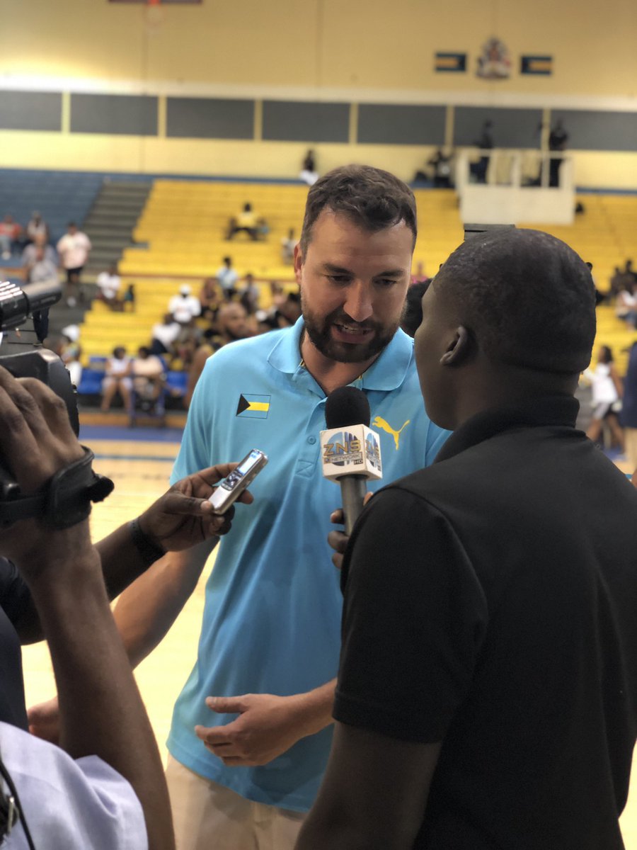 Chris DeMarco, Warriors assistant coach, arrives in Nassau to coach the Bahamas Select team against Texas Tech, George Town, and Memphis during Summer of Thunder. #warriors #bahamas #bahamasbasketball #242totheworld🌎🇧🇸