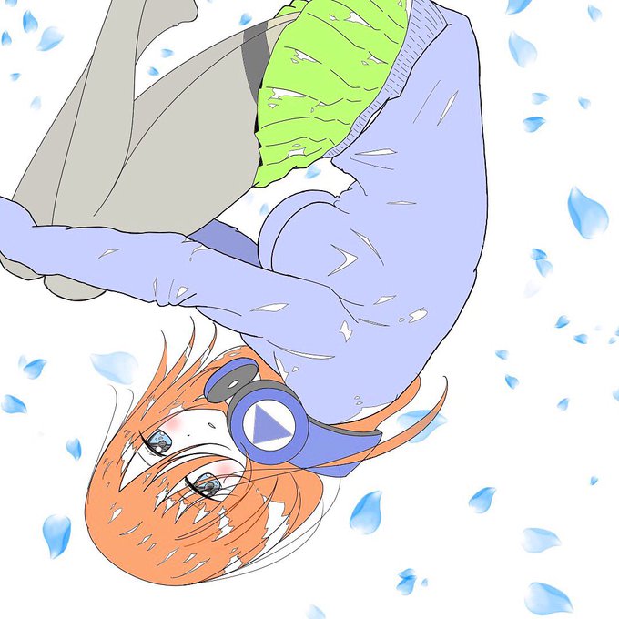 🅻🅸🅻🆈 ᯅ̈さんがTwitterに投稿した中野三玖(五等分の花嫁)のイラスト。