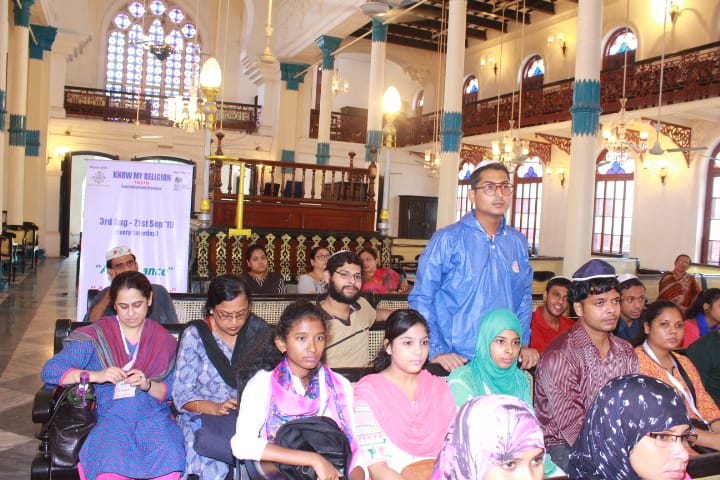 indianpluralism's tweet image. @indianpluralism &amp;amp; @UKinKolkata organise the 3rd session of Know My Religion Interfaith Youth Dialogue at Beth El Synagogue, Kolkata. Youths ushering a new positive change #interfaithharmony
Jewish Muslim Harmony "Say No To Antisemitism."
@nalrag @RubarooHyd