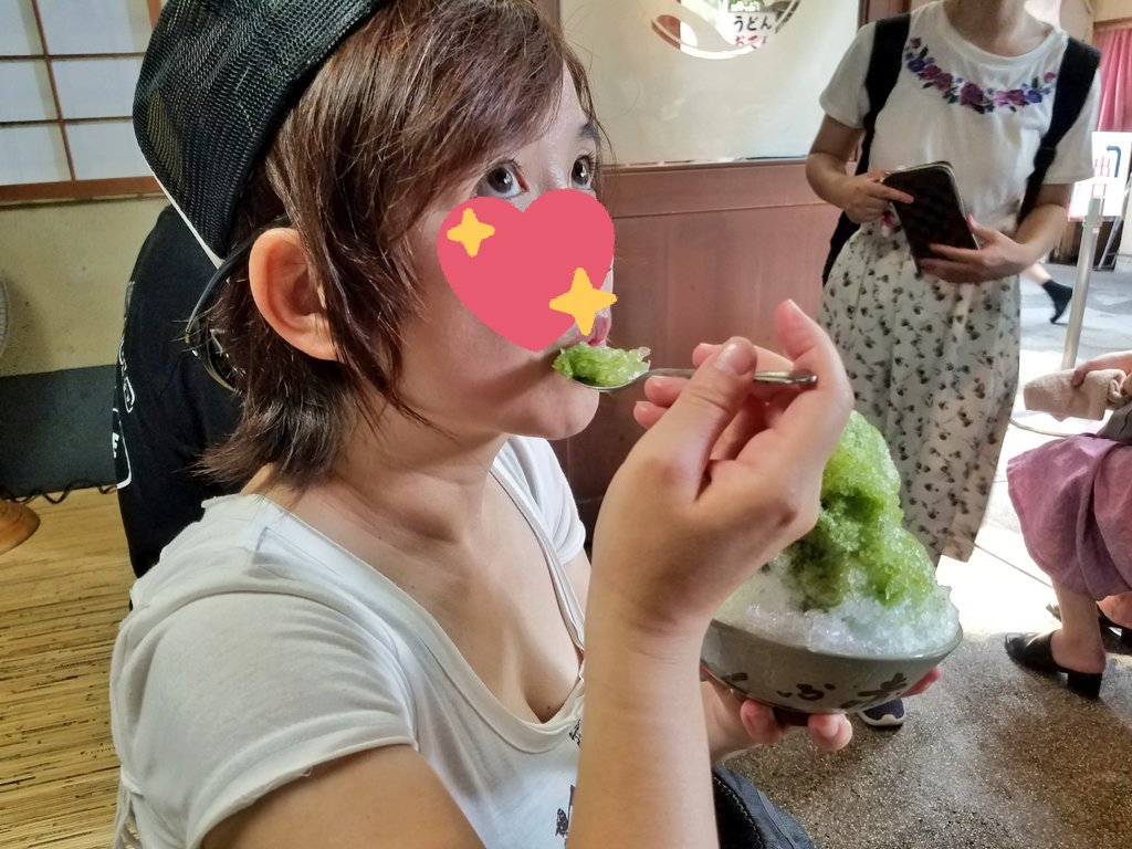 gromsyellow's tweet image. 真夏の赤福氷うんまあぁぁﾟ+.ヽ(≧▽≦)ﾉ.+ﾟ

#エストレヤ #夏旅
#わたしのお盆休み
#赤福氷 #伊勢神宮