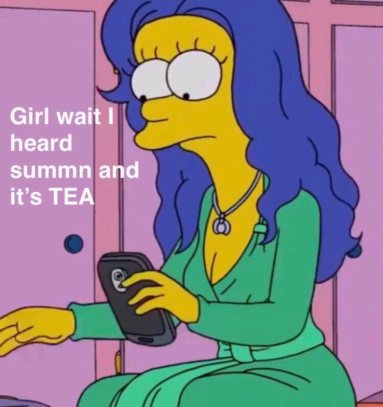 Reactions On Twitter Marge Simpson Straight Hair Girl Wait I