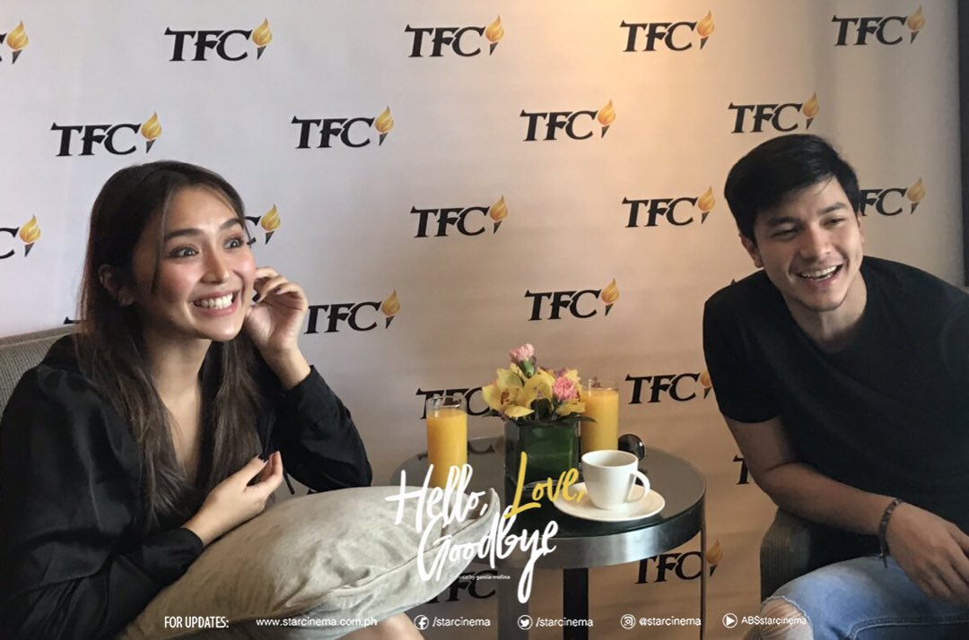Kathryn and Alden during the Harper's Bazaar Interview! ❤️ #HelloLoveGoodbye #HelloLoveSG