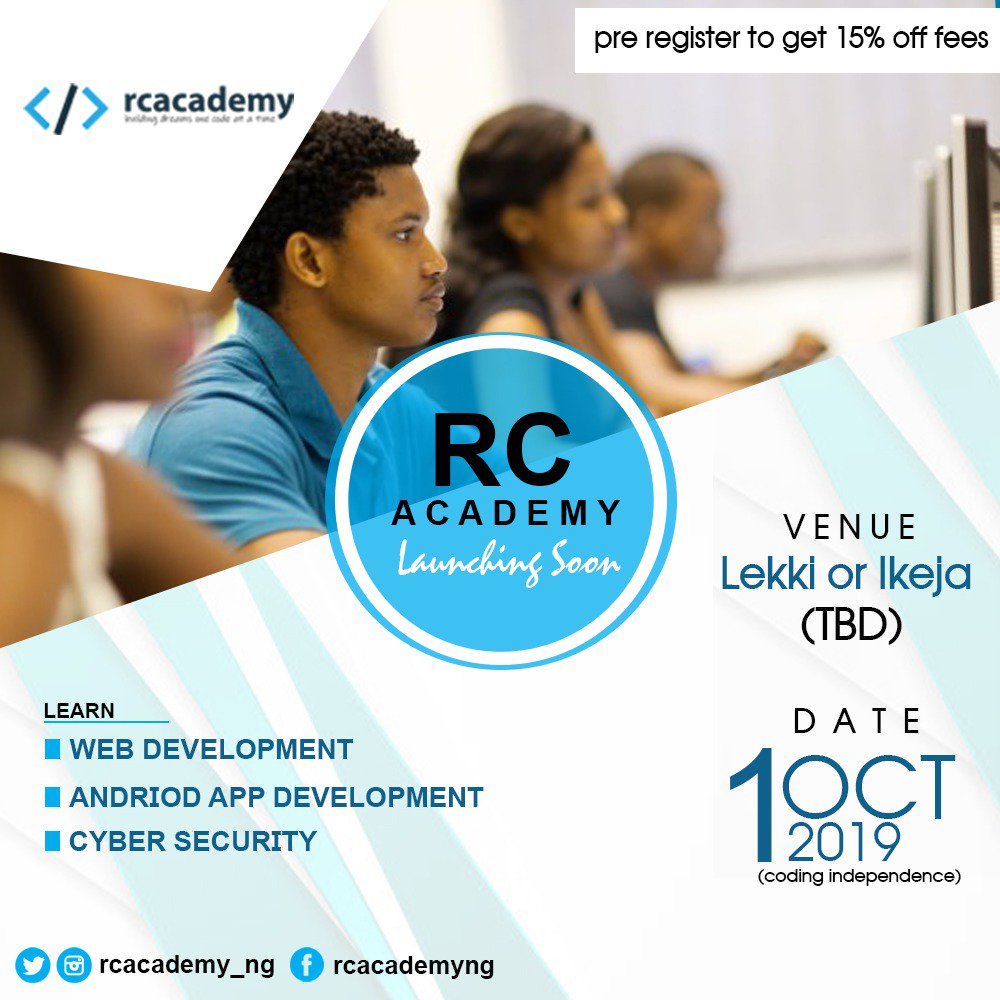 theonlyefe's tweet photo. "Are you your own village people?" Learn web development, android development or cyber security with rcacademy today, to improve your chances of landing a high paying job.
https://t.co/wi0ytwIKR8
#learncoding #programming #learnwebdesign #learnandroid #bbnaijatwist #rcacademy https://t.co/u8T9b3Mkt3