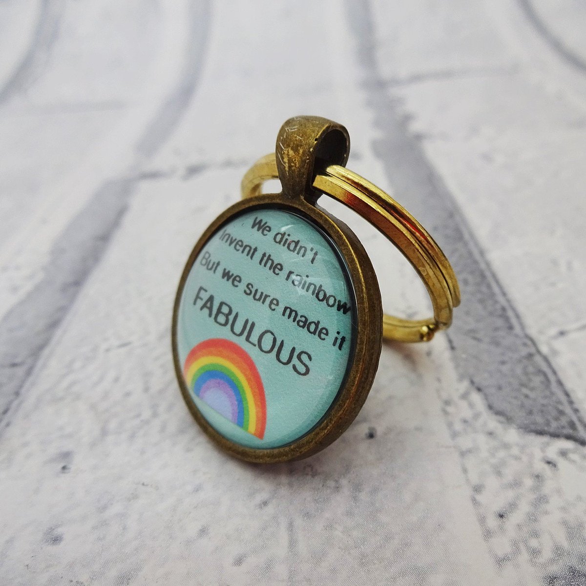 martisanne's tweet photo. LGBT keychain, Gay Pride key fob, Rainbow pride keyring, gay quote jewelry, ride Jewelry, Gay gift, Rainbow keychain, Trans keyring, funny https://t.co/pZ9hGEmRDx #TMTinsta #EtsyTeamUnity #ForClothes https://t.co/QSMQPgvgrQ