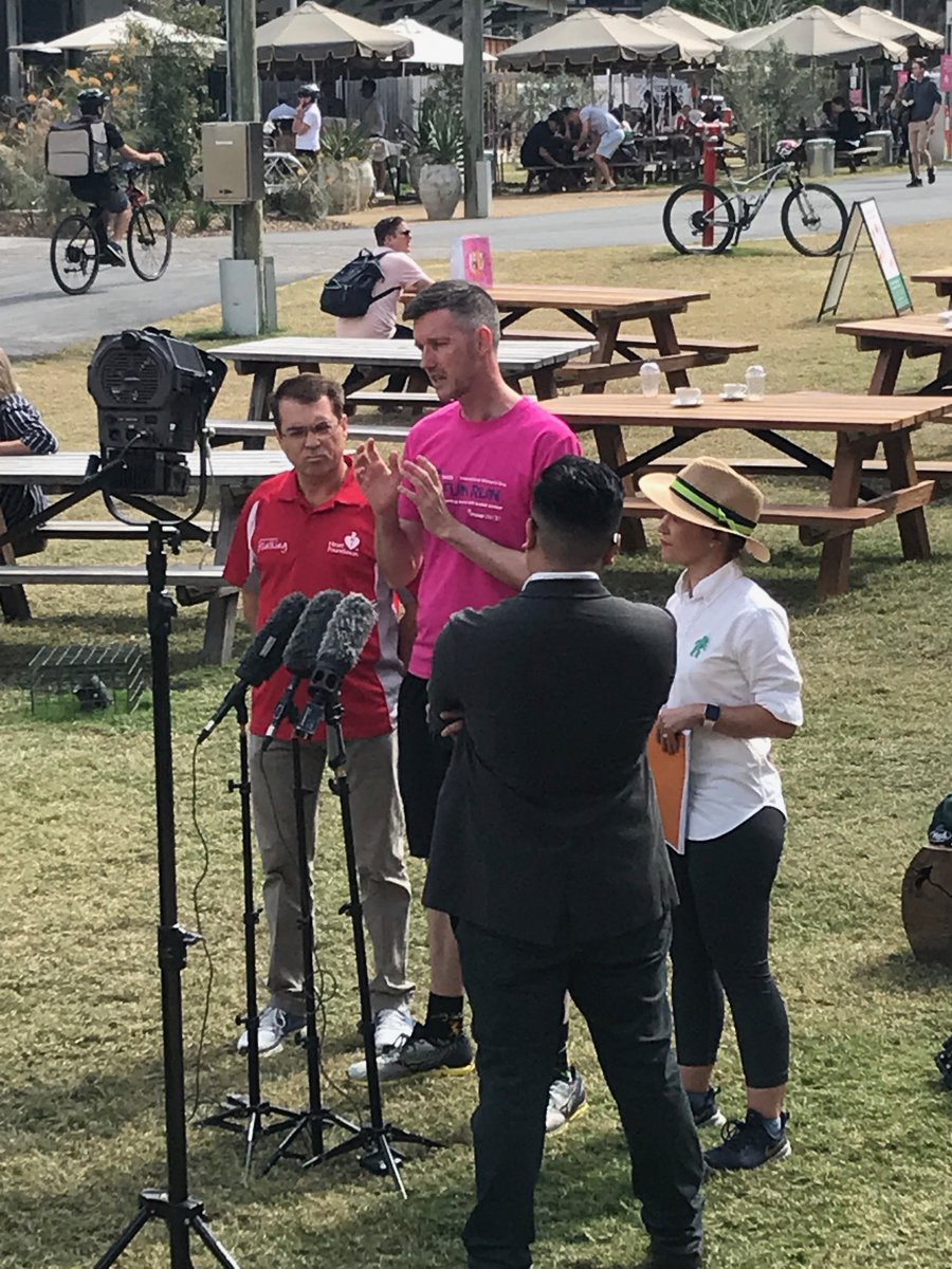 QueenslandWalks's tweet photo. We joined @heartfoundation Minister Bailey this morning to launch Queensland's first walking strategy. Congratulations to @MarkBaileyMP and @TMRQld
for their commitment to walking. A great way to get started for #walkatworkweek 19 - 23 August #wewalkqld
#healthycommunities https://t.co/3MAKY4XUtF
