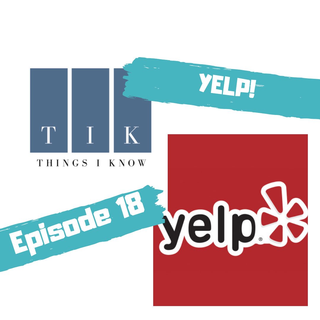ThingsIKnowShow's tweet photo. Things I Know Show 
Episode 018 - Let’s talk about YELP! 
Host: @JuanCardenasTV 

On this episode of the THINGS I KNOW show, we give our thoughts on Yelp!  
Listen to our Things I Know PodCast your favorite platform! 

https://t.co/gPqhM4Fvd3 https://t.co/19ZkC44dep