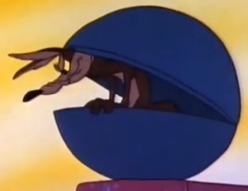 Didn't I see this once in a Wile E Coyote episode?
