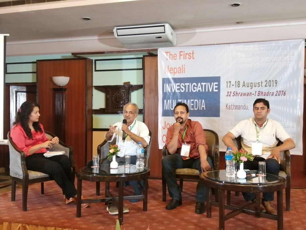 khatri_sujata's tweet photo. 1st Nepali Investigative Multimedia Journalist Confrence day - 2
Building Investigative Team and a way forward.
@YubarajGhimire3
@MakarShrestha
sundarkhanal
#SCNJIR
#Nepal60ij https://t.co/FDdDQ83QEN