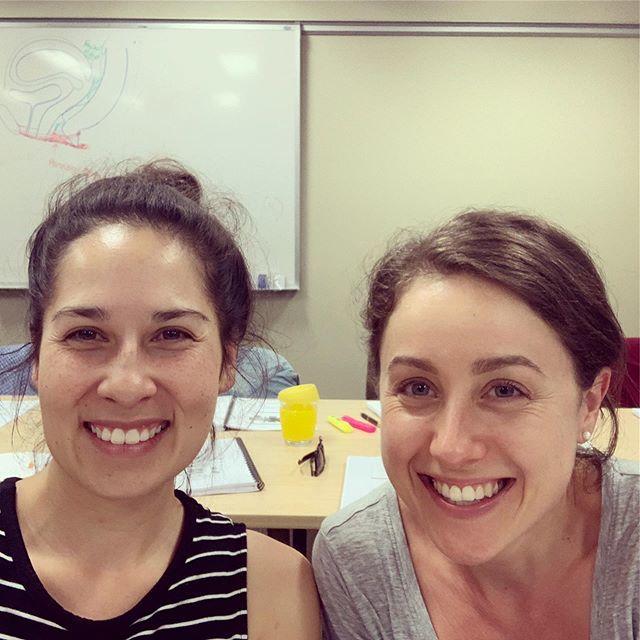 BodyAndBirthPT's tweet photo. Liz and I are LOVING #tarynhallam’s WHTA advanced prolapse and stress urinary incontinence course!! 3 days of intense learning and coming out with some great new knowledge to further support our patients including advanced training in fitting pessaries. … https://t.co/NZHqQLFUgr https://t.co/3RqH48ICJR