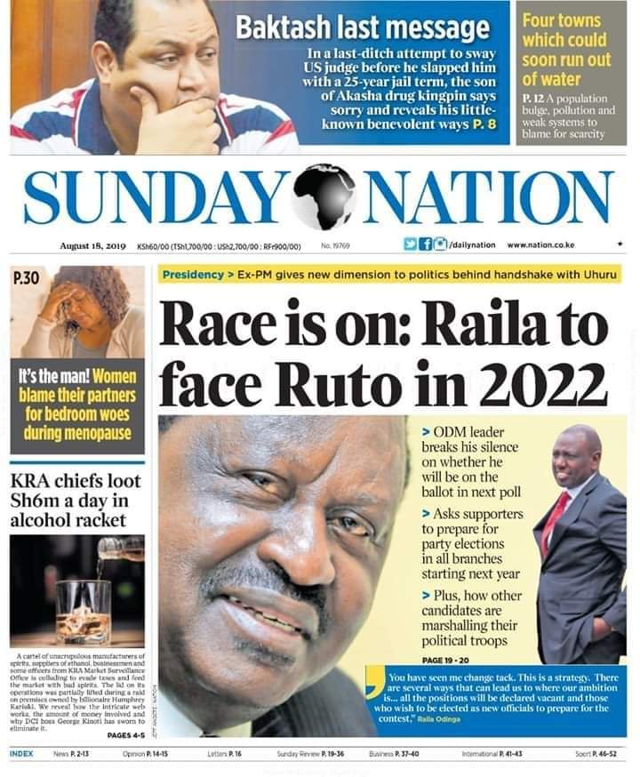 The easiest race ever seen in the country for @WilliamsRuto #QwetuJumapili   #SundayMotivation @RailaOdinga