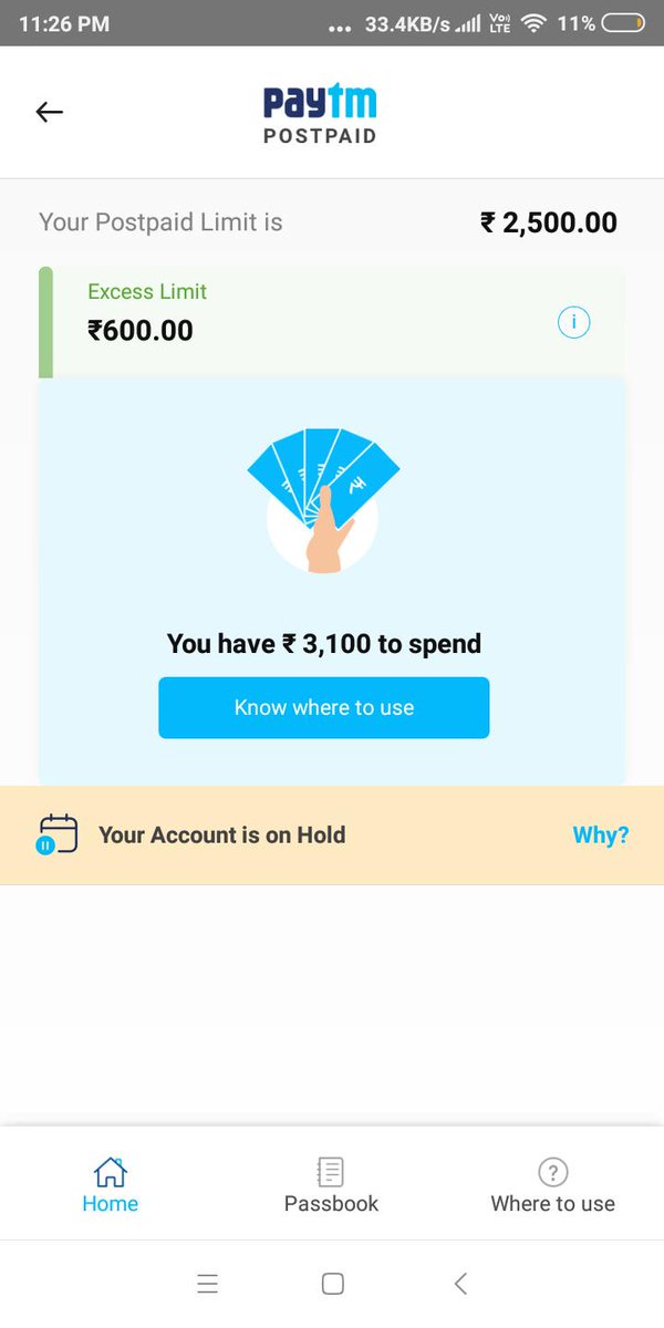Joinlokesh's tweet photo. @vijayshekhar 
Need help , I was using paytm postpaid service  but  from last 2 month it was on hold  &amp; now it has been closed, meanwhile I cancelled my train ticket and refund came to postpaid account from last two month I am following with CC but thy r giving false promises https://t.co/EuEXwMS4uT