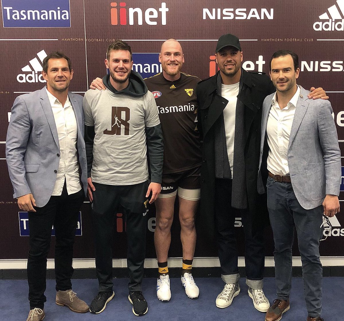 Hawthorn royalty. 💛💛💛 #Always