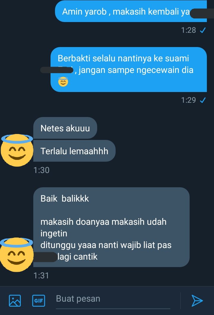Setelah doi baca thread gw . insyallah besok dateng ngeliat dia pas lagi cantik cantik nya 😇