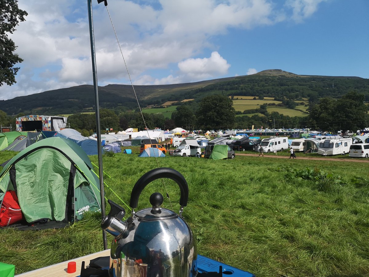 CharlieSpeech's tweet photo. Such a beautiful morning here @GreenManFest with @OTRosie @swervo and @parcmaison! https://t.co/9U2zq47uOq